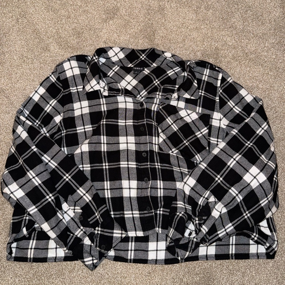Torrid Plaid Shirt